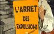 Manifestation au Palais de Justice.